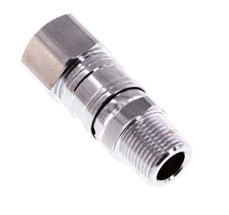 Junta Rotativa R3/8'' Macho x G3/8'' Hembra Acero Niquelado 15bar (210.75psi) para Herramientas