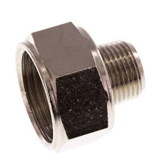 Adaptador reductor R3/8'' Macho x Rp3/4'' Hembra Latón niquelado 16bar (224.8psi)