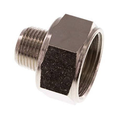 Adaptador reductor R3/8'' Macho x Rp3/4'' Hembra Latón niquelado 16bar (224.8psi)