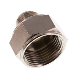Adaptador reductor R3/8'' Macho x Rp3/4'' Hembra Latón niquelado 16bar (224.8psi)
