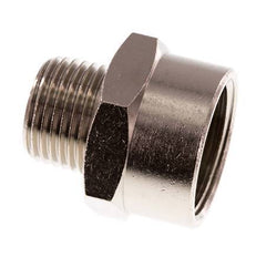 Adaptador reductor R1/2'' Macho x Rp3/4'' Hembra Latón niquelado 16bar (224.8psi)