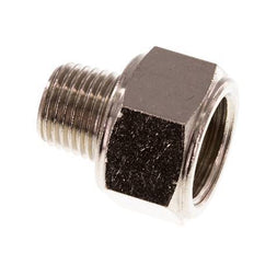Reducing Adapter R1/4'' Male x Rp3/8'' Female Nickel-plated Brass 16bar (224.8psi) [2 Pieces]