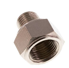 Reducing Adapter R1/4'' Male x Rp3/8'' Female Nickel-plated Brass 16bar (224.8psi) [2 Pieces]