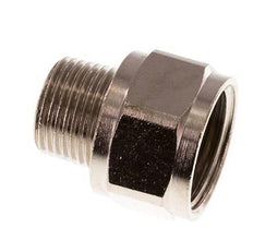 Reducing Adapter R3/8'' Male x Rp1/2'' Female Nickel-plated Brass 16bar (224.8psi) [2 Pieces]