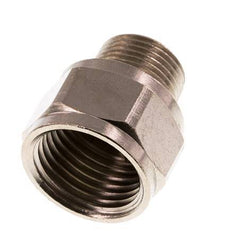 Reducing Adapter R3/8'' Male x Rp1/2'' Female Nickel-plated Brass 16bar (224.8psi) [2 Pieces]