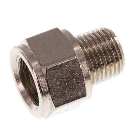 Threaded Extension 1/8'' R Male x Rp Female Nickel-plated Brass 16bar (224.8psi) [10 Pieces]