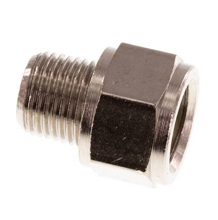 Threaded Extension 1/8'' R Male x Rp Female Nickel-plated Brass 16bar (224.8psi) [10 Pieces]