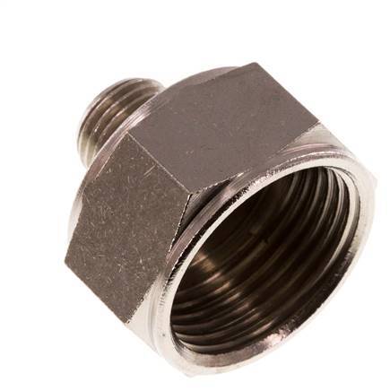 Adaptador reductor R1/4'' Macho x Rp3/4'' Hembra Latón niquelado 16bar (224.8psi)