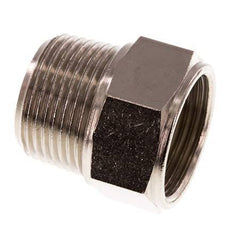 Extensión roscada 3/4'' R Macho x Rp Hembra Latón niquelado 16bar (224,8psi)