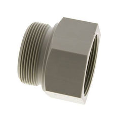 Extensión roscada G2'' Macho x Hembra Polipropileno (pp) 10bar (140.5psi) FDA 70mm Hex.