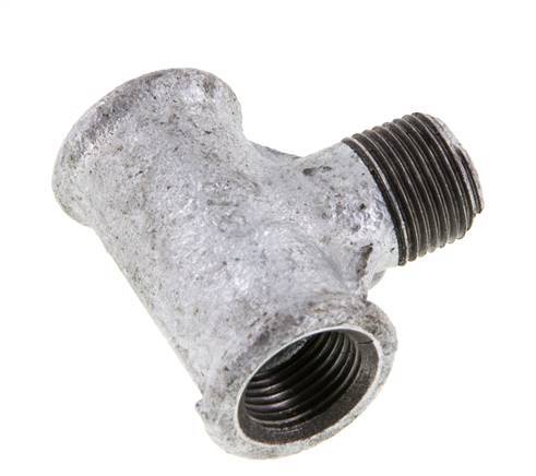 Tee Fitting R3/8'' Male x Rp3/8'' Female 25bar (351.25psi) [2 Pieces]