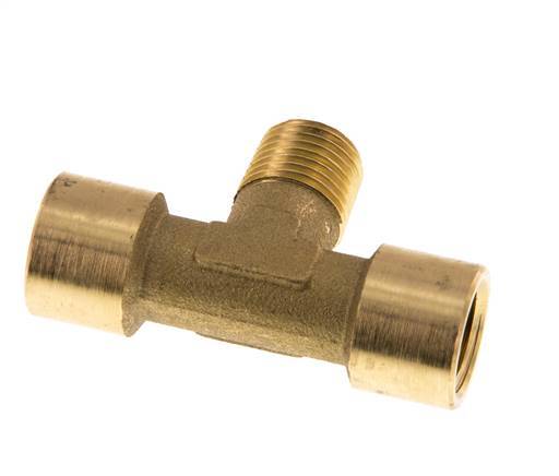 Tee Fitting G1/4'' Female x R1/4'' Male Brass 16bar (224.8psi) [2 Pieces]