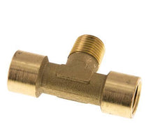 Tee Fitting G1/4'' Female x R1/4'' Male Brass 16bar (224.8psi) [2 Pieces]