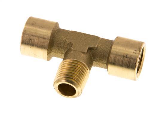 Tee Fitting G1/4'' Female x R1/4'' Male Brass 16bar (224.8psi) [2 Pieces]