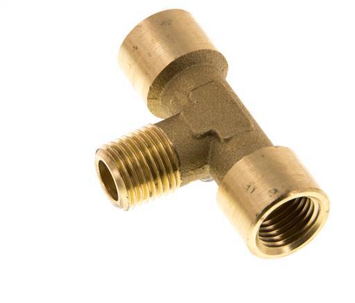 Tee Fitting G1/4'' Female x R1/4'' Male Brass 16bar (224.8psi) [2 Pieces]