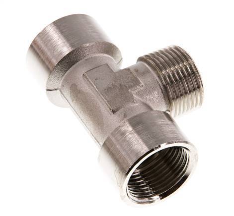 Tee Fitting G3/4'' Female x R3/4'' Male Nickel-plated Brass 16bar (224.8psi)