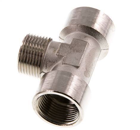 Tee Fitting G3/4'' Female x R3/4'' Male Nickel-plated Brass 16bar (224.8psi)