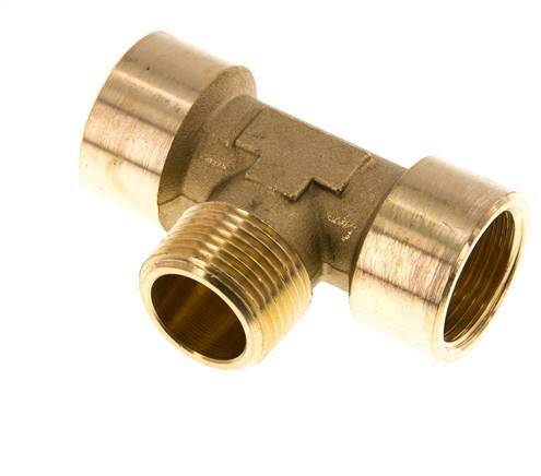 Tee Fitting G3/4'' Female x R3/4'' Male Brass 16bar (224.8psi)