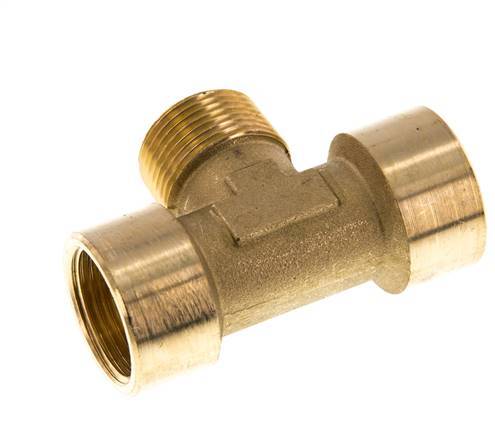 Tee Fitting G3/4'' Female x R3/4'' Male Brass 16bar (224.8psi)