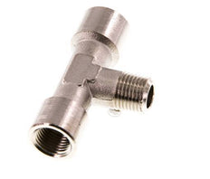 Tee Fitting G1/8'' Female x R1/8'' Male Nickel-plated Brass 16bar (224.8psi) [5 Pieces]