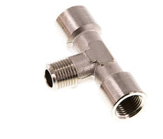 Tee Fitting G1/8'' Female x R1/8'' Male Nickel-plated Brass 16bar (224.8psi) [5 Pieces]