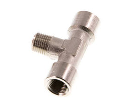 Tee Fitting G1/8'' Female x R1/8'' Male Nickel-plated Brass 16bar (224.8psi) [5 Pieces]