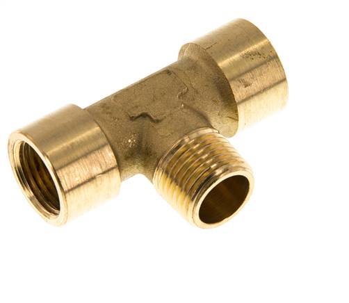 Tee Fitting G1/2'' Female x R1/2'' Male Brass 16bar (224.8psi)