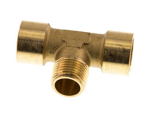 Tee Fitting G1/2'' Female x R1/2'' Male Brass 16bar (224.8psi)