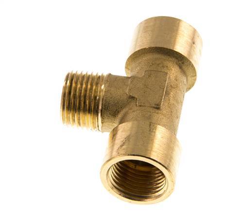 Tee Fitting G1/2'' Female x R1/2'' Male Brass 16bar (224.8psi)