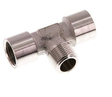 Tee Fitting G3/8'' Female x R3/8'' Male Stainless steel 150bar (2107.5psi)