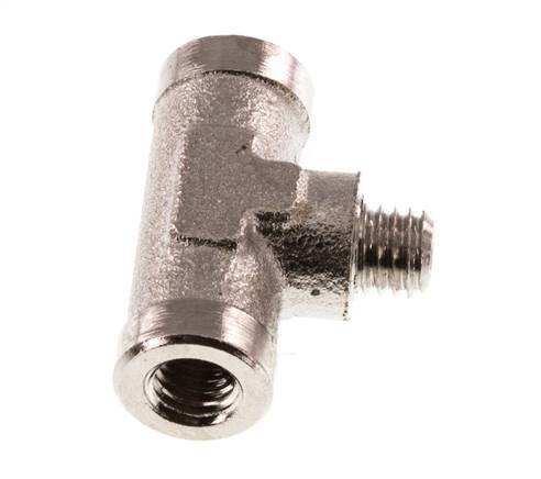 Tee Fitting M5 Female x Male Nickel-plated Brass 16bar (224.8psi) [5 Pieces]
