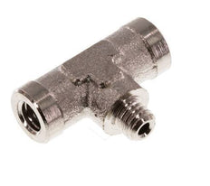 Tee Fitting M5 Female x Male Nickel-plated Brass 16bar (224.8psi) [5 Pieces]