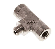 Tee Fitting M5 Female x Male Nickel-plated Brass 16bar (224.8psi) [5 Pieces]
