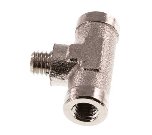 Tee Fitting M5 Female x Male Nickel-plated Brass 16bar (224.8psi) [5 Pieces]