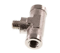 Tee Fitting M5 Female x Male Nickel-plated Brass 16bar (224.8psi) [5 Pieces]