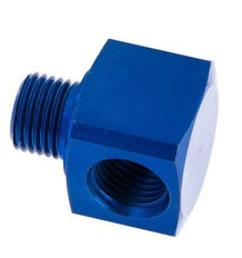 Racor en T G1/4'' Macho x Hembra Aluminio 16bar (224.8psi) [2 Piezas]