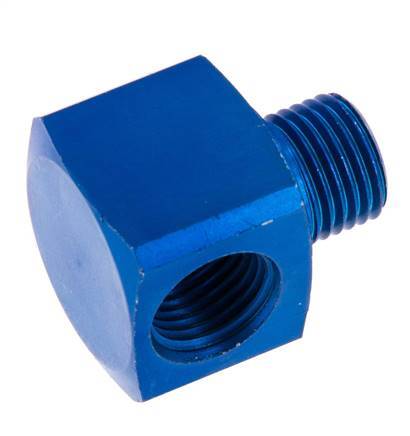 Racor en T G1/4'' Macho x Hembra Aluminio 16bar (224.8psi) [2 Piezas]