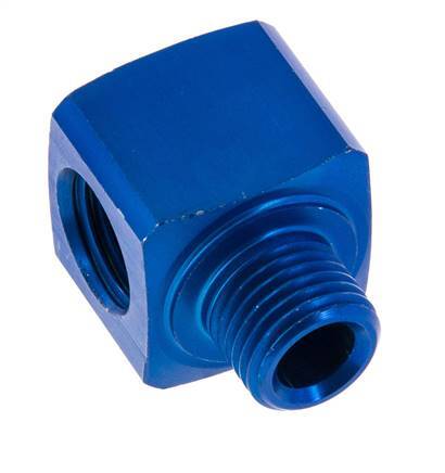 Racor en T G1/4'' Macho x Hembra Aluminio 16bar (224.8psi) [2 Piezas]