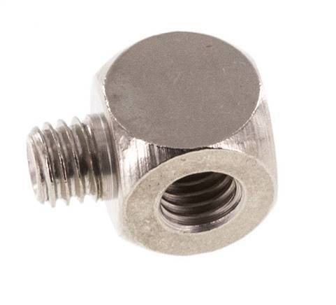 Tee Fitting M5 Male x Female Nickel-plated Brass 16bar (224.8psi) [5 Pieces]