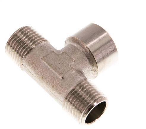 Tee Fitting R1/2'' Male x G1/2'' Female Nickel-plated Brass 16bar (224.8psi)