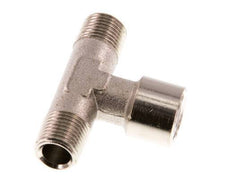 Tee Fitting R1/8'' Male x G1/8'' Female Nickel-plated Brass 16bar (224.8psi) [5 Pieces]