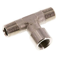 Tee Fitting R1/8'' Male x G1/8'' Female Nickel-plated Brass 16bar (224.8psi) [5 Pieces]