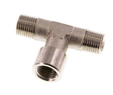Tee Fitting R1/8'' Male x G1/8'' Female Nickel-plated Brass 16bar (224.8psi) [5 Pieces]