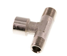 Tee Fitting R1/8'' Male x G1/8'' Female Nickel-plated Brass 16bar (224.8psi) [5 Pieces]