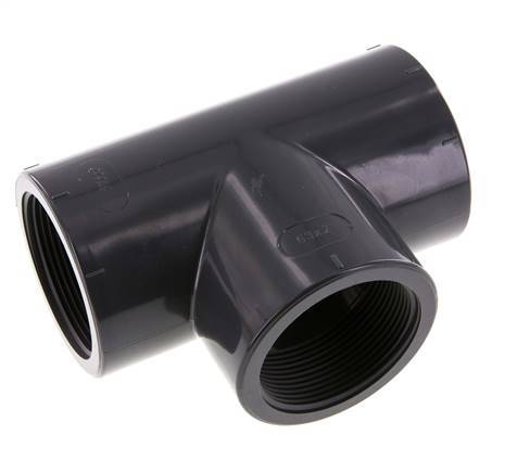 Racor en T Rp2'' Pvc-u EN 1452-3 16bar (224.8psi)