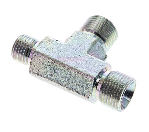 Racor en T G1/4'' x G3/8'' Macho Acero 325bar (4566.25psi)