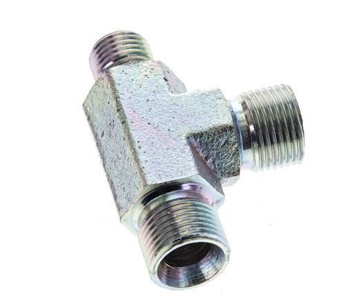Racor en T G1/4'' x G3/8'' Macho Acero 325bar (4566.25psi)