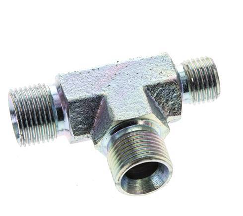Racor en T G1/4'' x G3/8'' Macho Acero 325bar (4566.25psi)