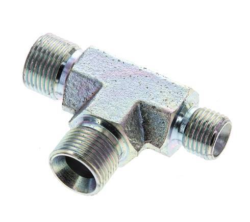 Racor en T G1/4'' x G3/8'' Macho Acero 325bar (4566.25psi)