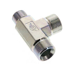 Racor en T G1/2'' x G3/4'' Macho Acero 325bar (4566.25psi)